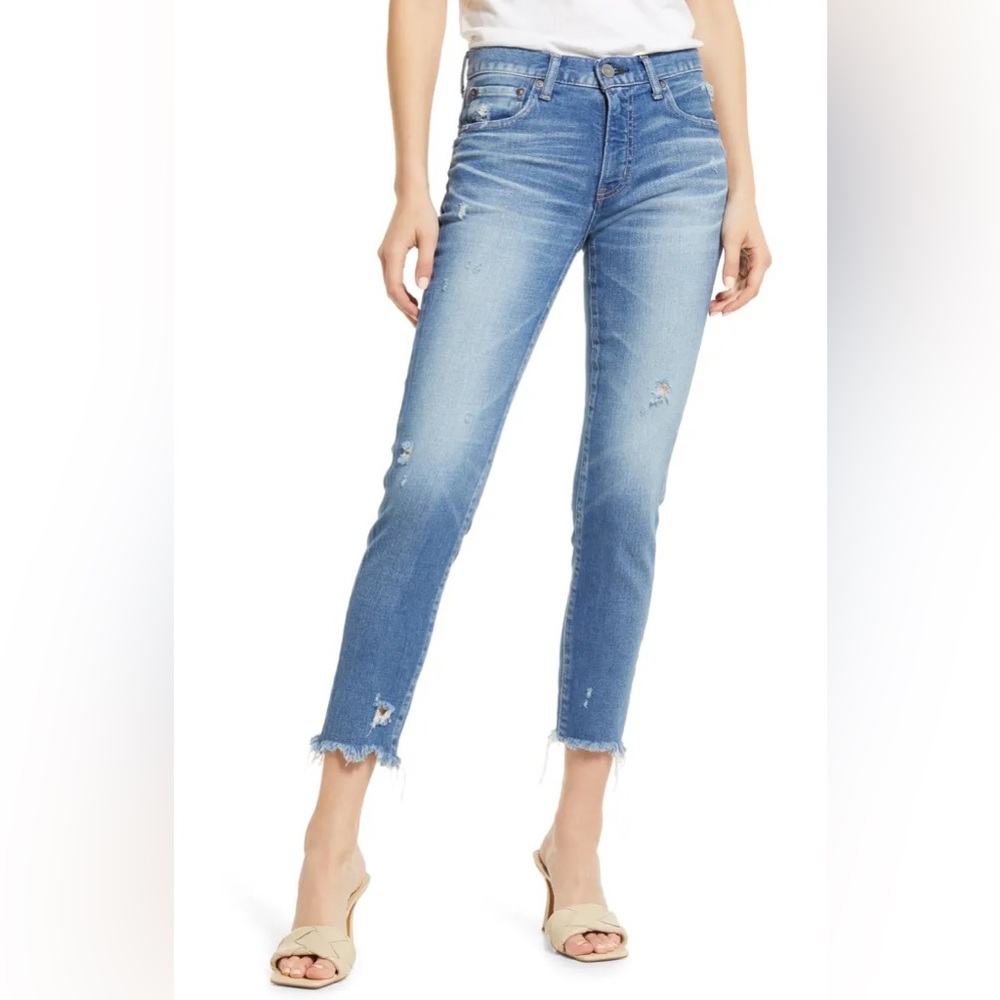 MOUSSY Diana Distressed Jeans